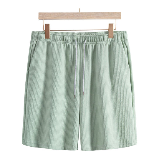 Herren Freizeitoberteil mit bequemen Shorts im strukturierten Design EB