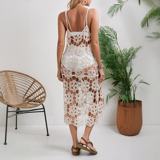 Damen figurbetontes Maxikleid mit Cut-Outs EB