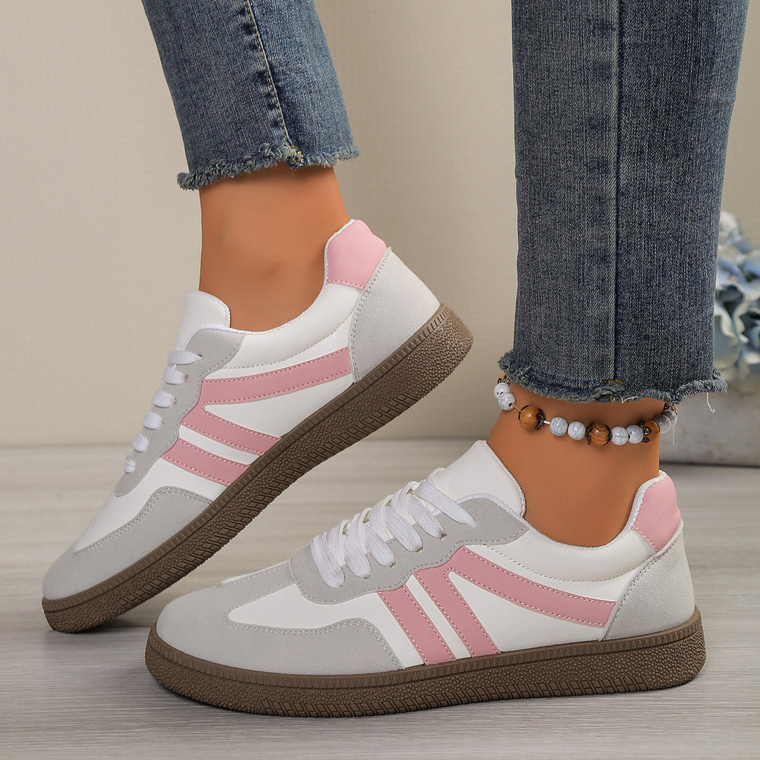 Damen Sneakers im sportlichen Design mit atmungsaktivem Obermaterial und bequemer Dämpfung EB