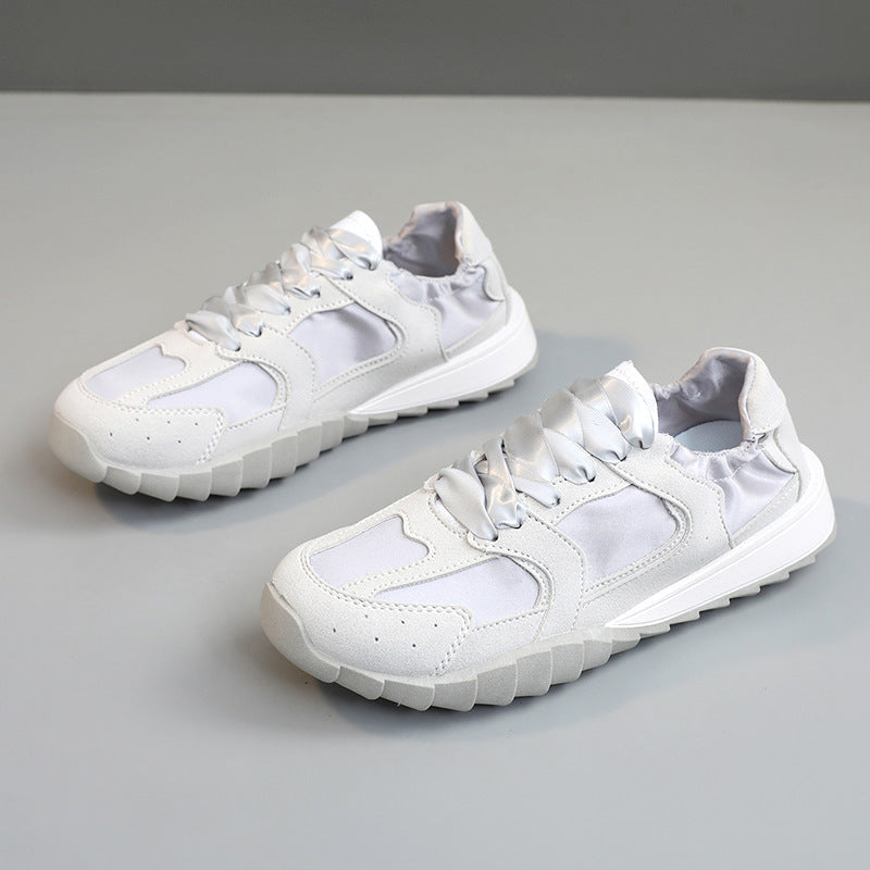 Damen Sportliche Sneakers mit atmungsaktiver Mesh-Oberfläche und stoßdämpfendem Profil EB