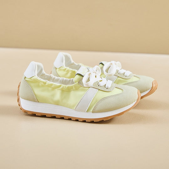 Damen Bequeme Lauf-Sneaker mit elastischem Schuhkragen EB