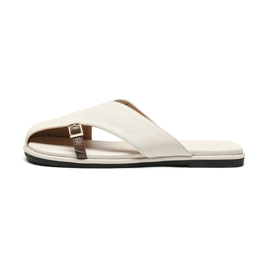 Damen Bogen-Sandalen mit trendy Riemen und komfortabler Fußbettgestaltung EB