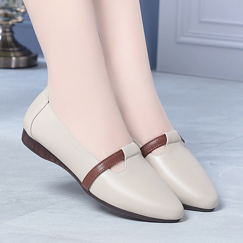 Damen Ballerinas mit elegantem Riemen und komfortablem Fußbett EB