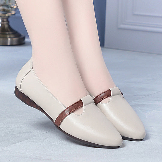 Damen Ballerinas mit elegantem Riemen und komfortablem Fußbett EB