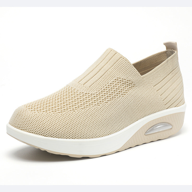 Damen Bequeme und luftige Slip-On Sneaker mit Dämpfungstechnologie EB