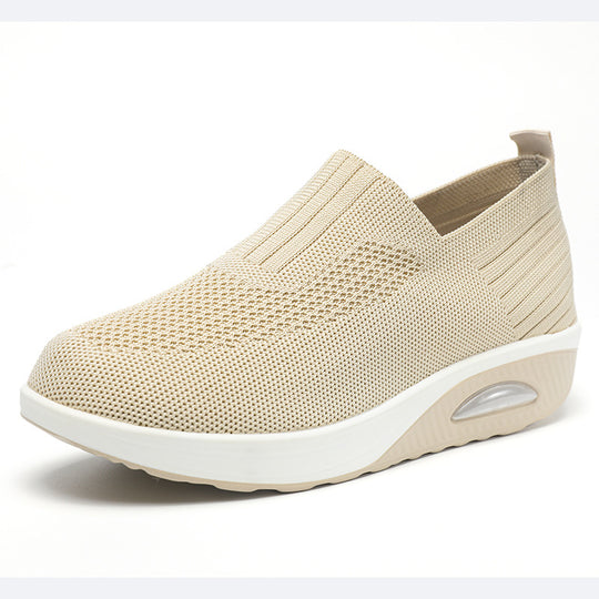 Damen Bequeme und luftige Slip-On Sneaker mit Dämpfungstechnologie EB