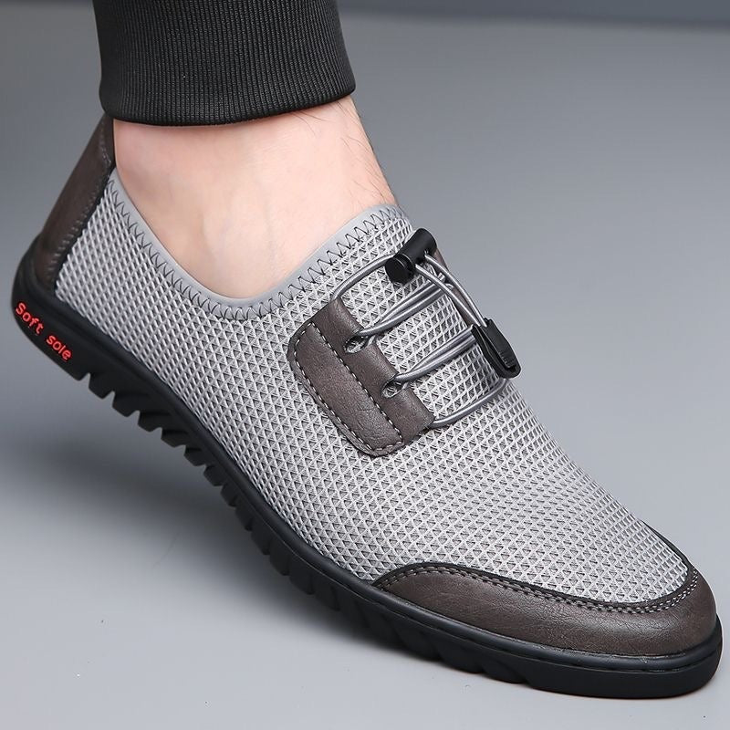 Herren Bequeme Mesh-Slipper mit elastischem Schnürsystem EB