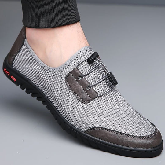 Herren Bequeme Mesh-Slipper mit elastischem Schnürsystem EB