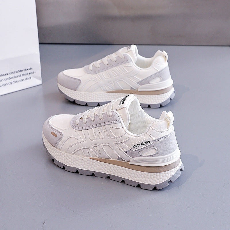 Damen Sportliche Sneakers mit stabiler Sohle und atmungsaktiver Obermaterialstruktur EB