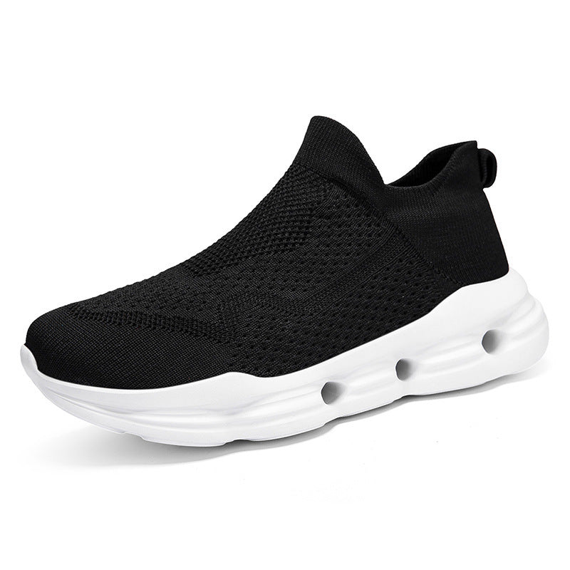 Damen trendige Slip-On Sneakers mit innovativem Mesh-Obermaterial und dämpfender Sohle EB