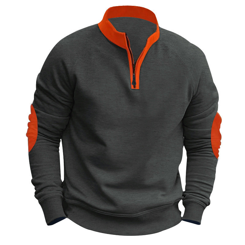 Herren Sportpullover mit Stehkragen EB