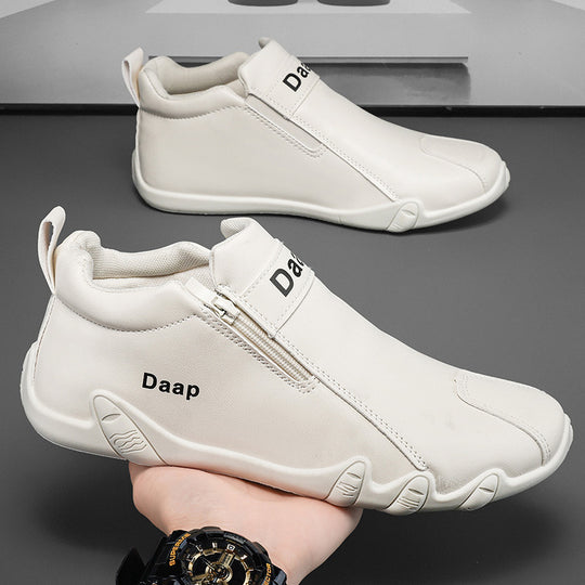 Damen Leichte und modische Stiefel mit Reißverschluss und gepolstertem Innenfutter EB