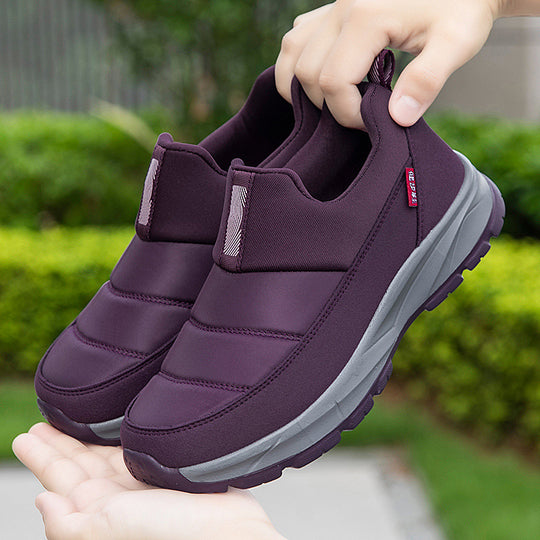 Damen Bequeme Slip-On Sneakers mit dämpfender Sohle und ergonomischer Passform EB