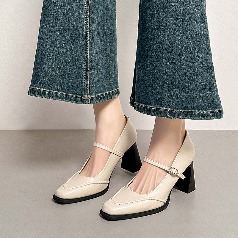 Damen Elegante High Heels mit Plateau und Riemchen EB