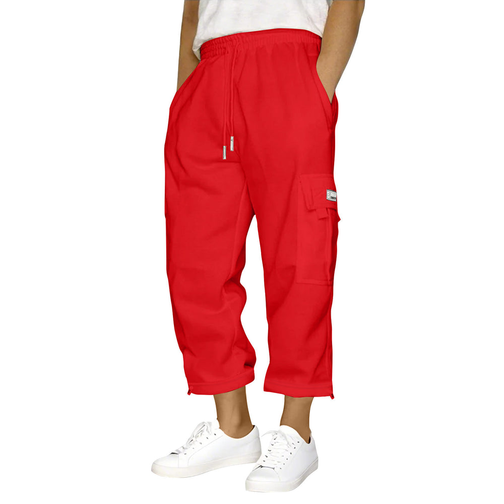 Damen Cargo-Hose mit elastischem Bund und praktischen Seitentaschen EB