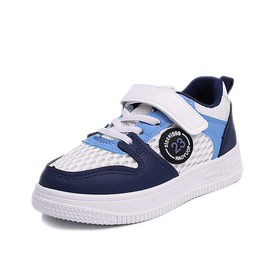 Damen Sportliche Sneaker mit atmungsaktivem Mesh und praktischem Klettverschluss EB