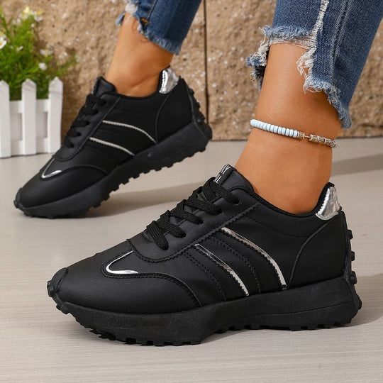 Damen Sportliche Sneakers mit futuristischem Design EB