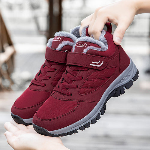 Damen Multifunktionale Winter Sneakers mit rutschfester Sohle und isolierendem Innenfutter EB