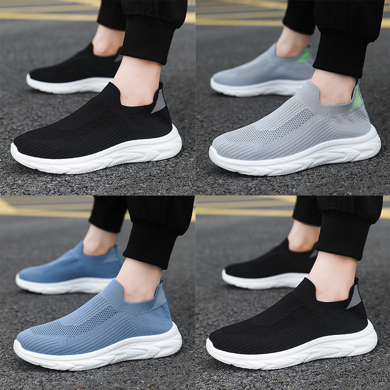 Damen Atmungsaktive Slip-On Laufschuhe mit flexiblem Obermaterial EB