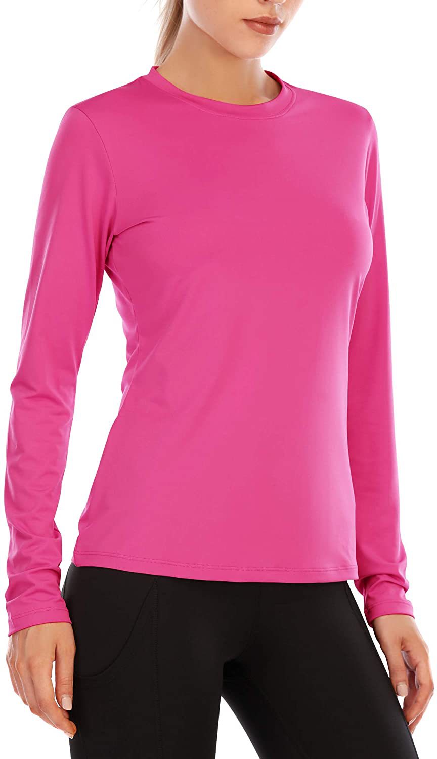 Damen Funktionslongsleeve mit feuchtigkeitsableitendem Material EB
