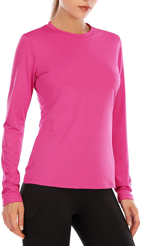 Damen Funktionslongsleeve mit feuchtigkeitsableitendem Material EB