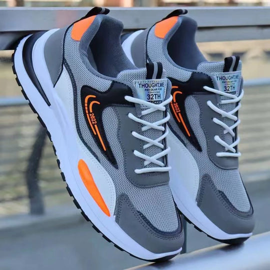 Damen Sportliche Sneaker mit atmungsaktiver Konstruktion und rutschfester Sohle EB