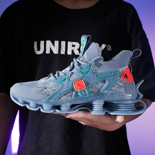 Damen Sportliche Sneakers mit innovativem Dämpfungssystem und rutschfester Sohle EB