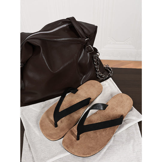 Damen Zehentrenner-Sandalen mit ergonomischer Fußbettgestaltung und rutschfester Sohle EB