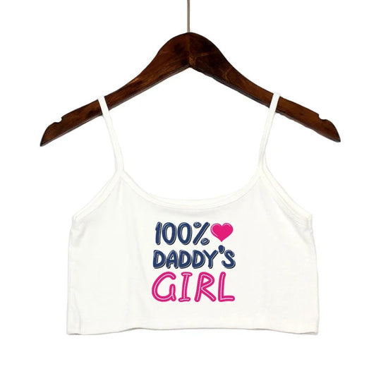 Damen modisches Crop-Top mit verzierten Trägern EB