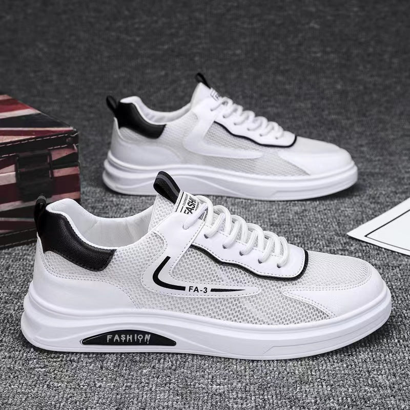 Damen Modische Sport-Sneaker mit atmungsaktiver Mesh-Oberfläche und stoßdämpfender Sohle EB