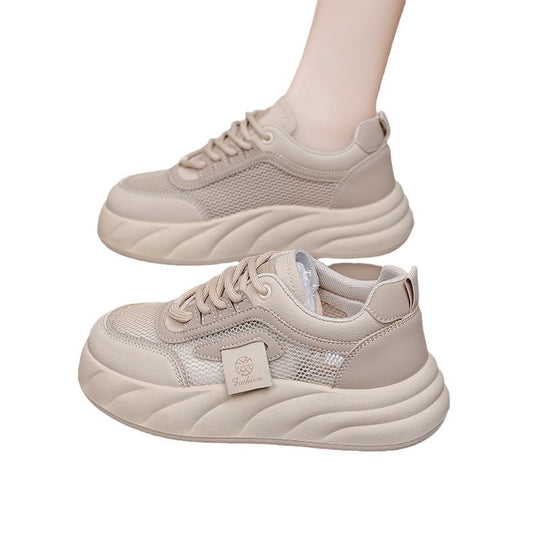Damen modische Sneaker mit atmungsaktivem Mesh und komfortabler Sohle EB