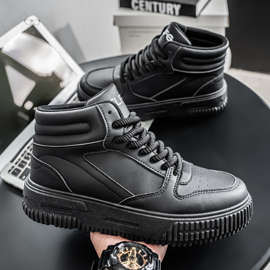 Damen High-Top Sneakers mit gepolsterter Knöchelstütze und rutschfester Sohle EB