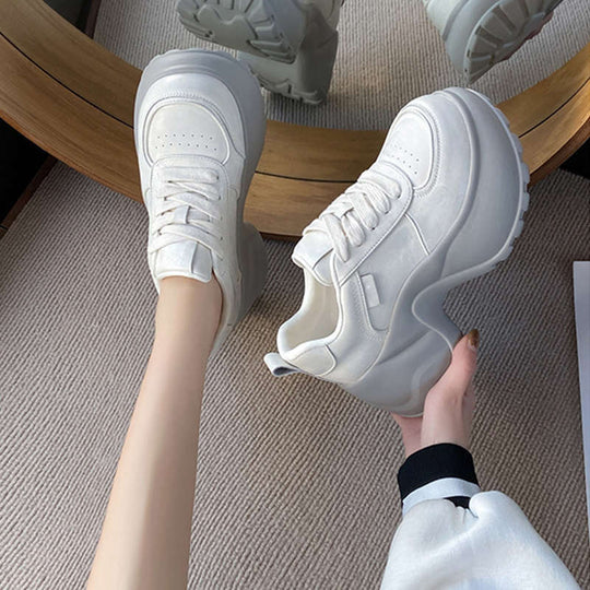 Damen Chunky Sneakers mit ergonomischer Dämpfung und sportlichem Profil EB