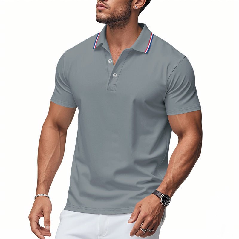 Herren Poloshirt mit modernem Kragen und feuchtigkeitsregulierender Technologie EB