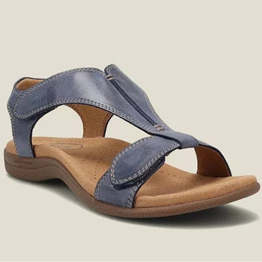 Damen Sportliche Komfortsandalen mit verstellbaren Riemen und anatomischem Fußbett EB