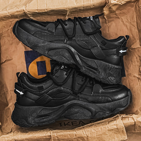 Damen Sportliche Chunky Sneakers mit robustem Design und atmungsaktiver Obermaterialstruktur EB