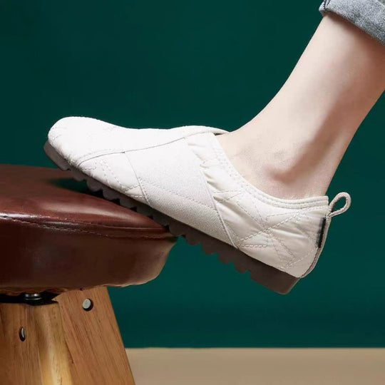 Damen Komfortable Freizeit-Slipper mit flexiblem Obermaterial EB