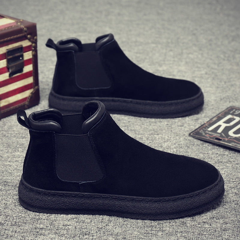 Damen Chelsea Boots mit eleganter Wildleder-Oberfläche EB