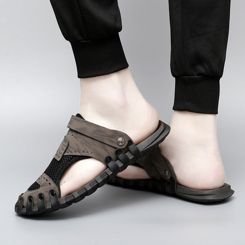 Damen Sportliche Aqua-Sandalen mit atmungsaktiver Netzstruktur und rutschfester Sohle EB