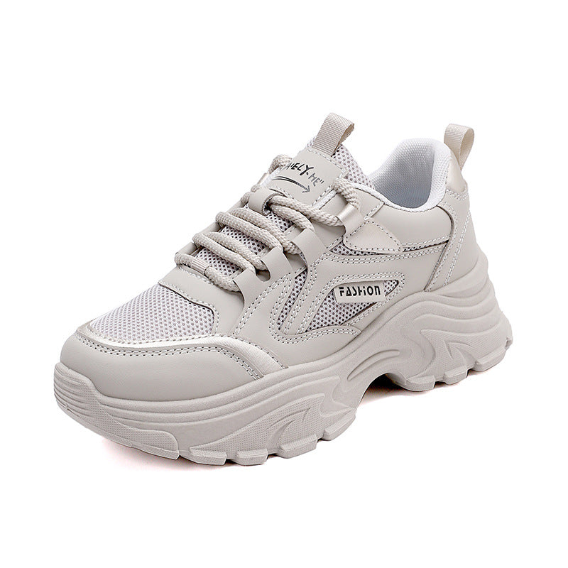 Damen Chunky Sneakers mit hochdämpfender Sohle und atmungsaktiver Oberseite EB