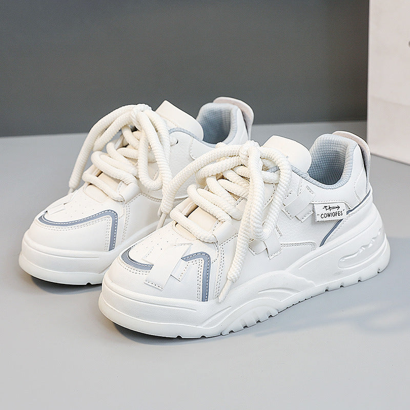 Damen Sportliche Chunky Sneakers mit atmungsaktivem Obermaterial und verstärktem Dämpfungssystem EB