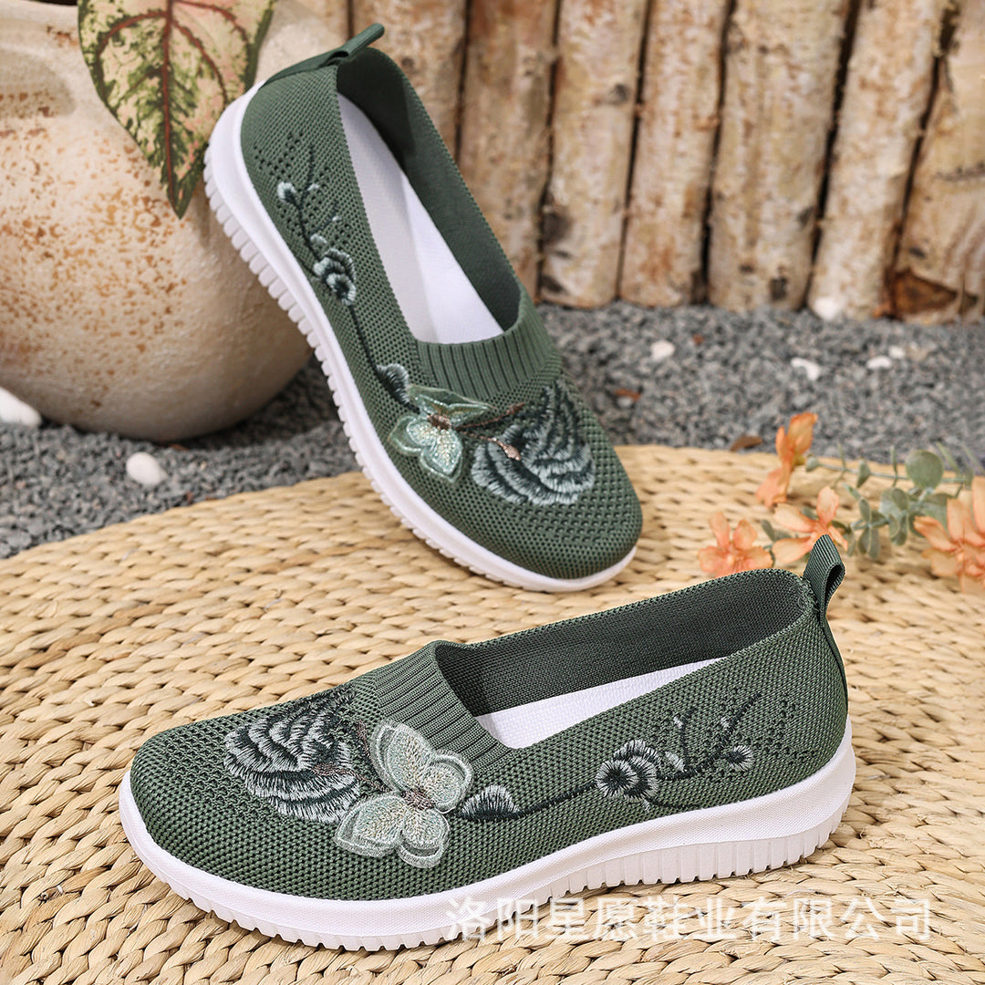 Damen Sneaker mit floralem Design EB