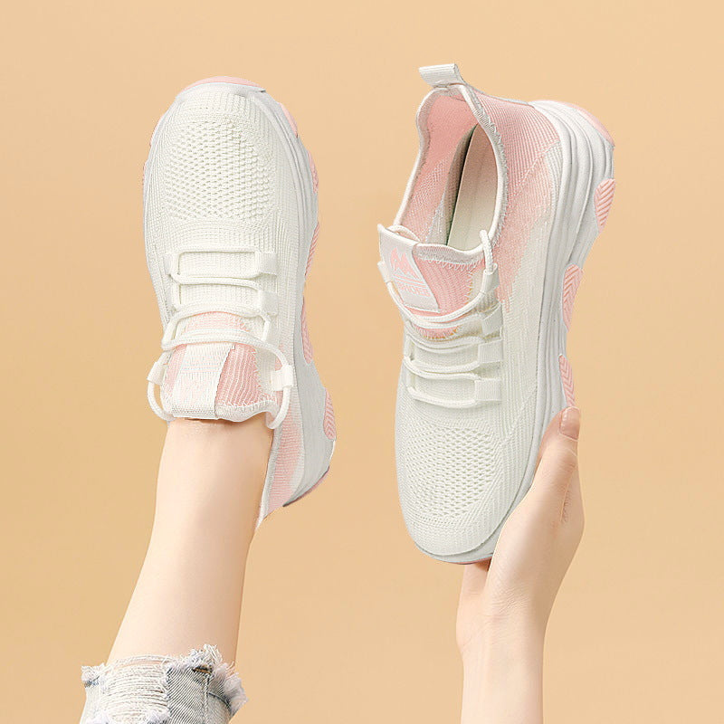 Damen sportliche Sneaker mit atmungsaktivem Obermaterial von EB