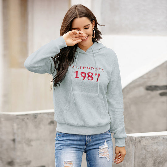 Damen kuscheliger Oversized Hoodie EB