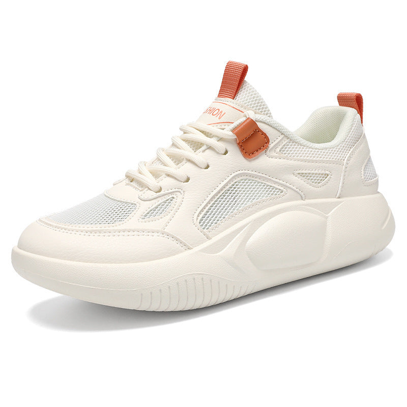 Damen sportive Plateausneaker mit luftdurchlässigem Netzgewebe und dämpfender ergonomischer Sohle EB
