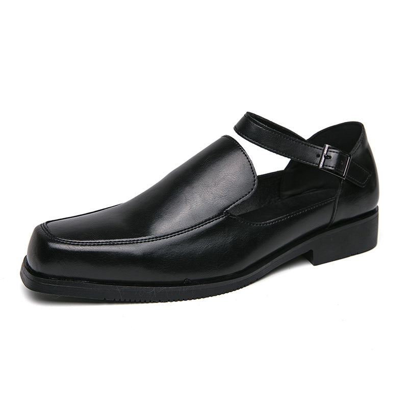 Damen Elegante Lederschuhe mit praktischem Schnallenverschluss EB