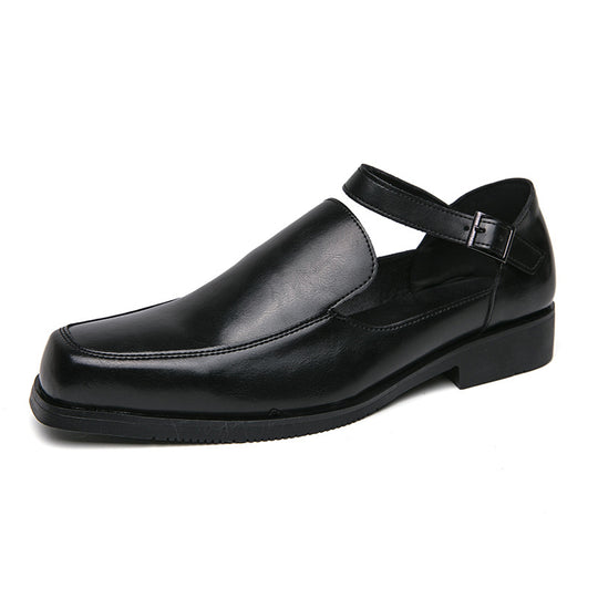 Damen Elegante Lederschuhe mit praktischem Schnallenverschluss EB