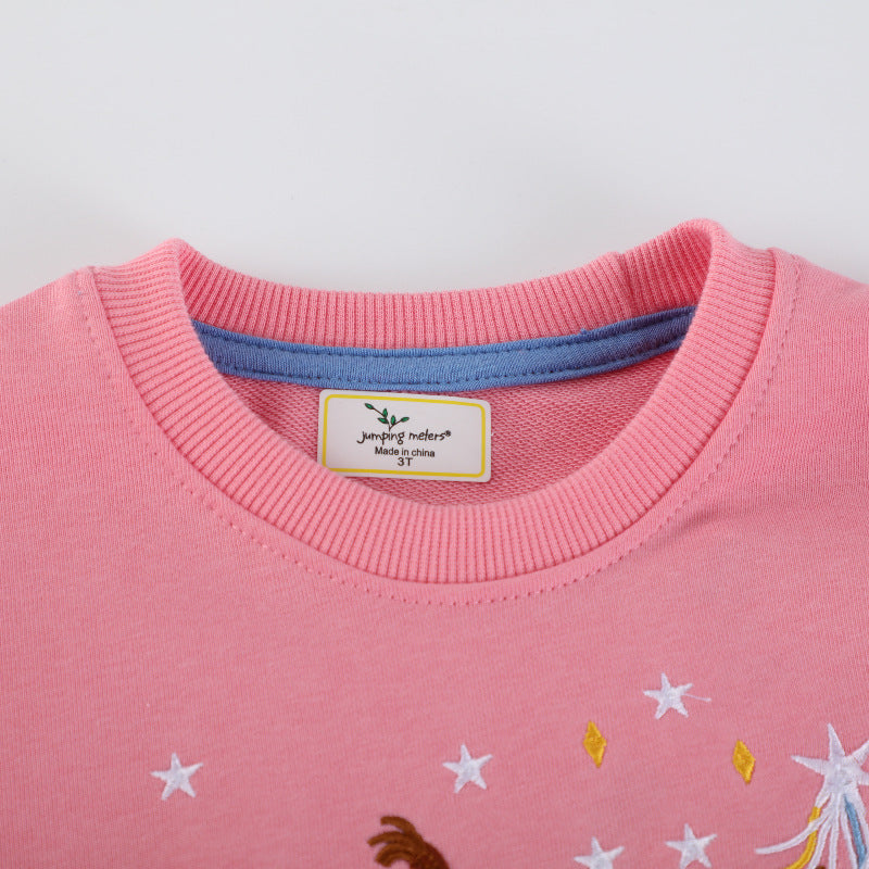 Mädchen Sweatshirt mit zauberhaftem Feen-Design EB