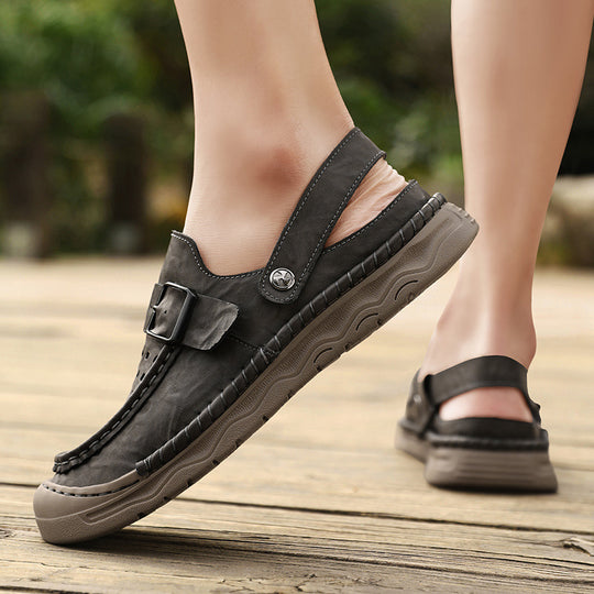 Damen Komfortable Clogs mit verstellbarem Riemen und atmungsaktiver Obermaterialstruktur EB