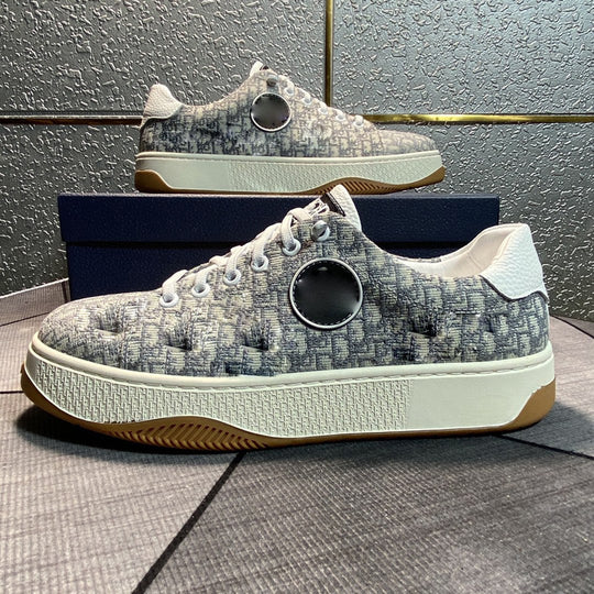 Damen modische Sneaker mit innovativem Gewebemuster und rutschfester Sohle EB